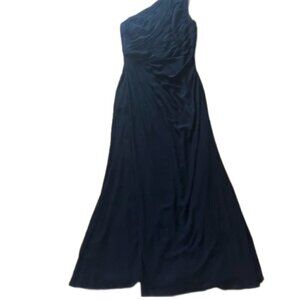 Bill Levkoff Black formal one shoulder gown